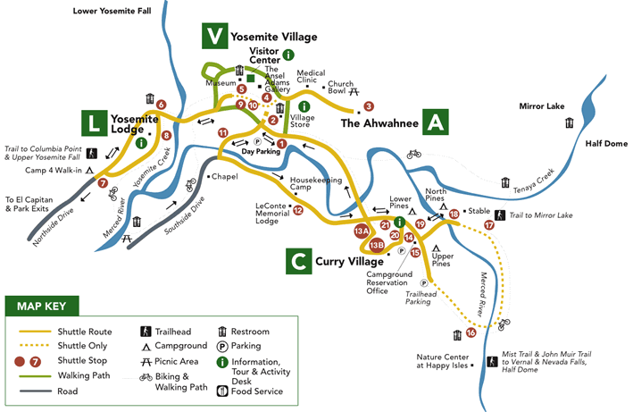 YoseValleymap