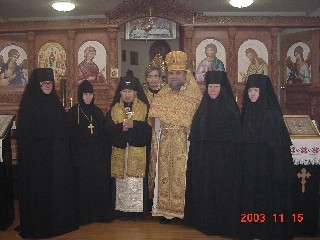 Божественная литургия в Монастыре св. Софии