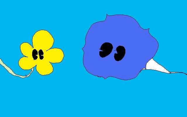 あさがおとごうやの花