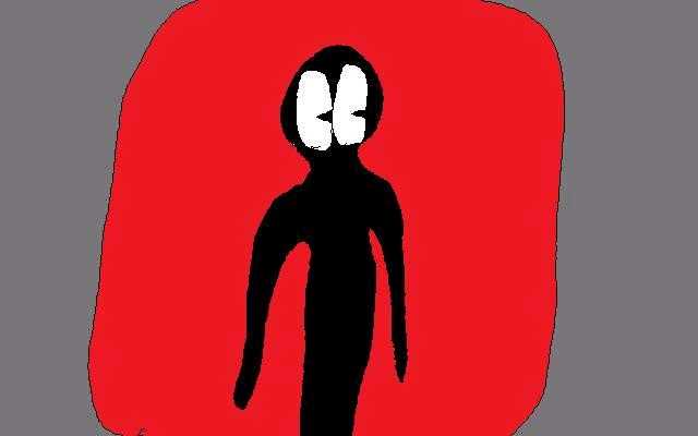 歩行者用赤信号・・・。