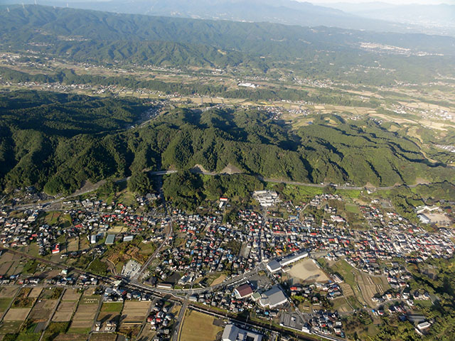 松井田城遠景